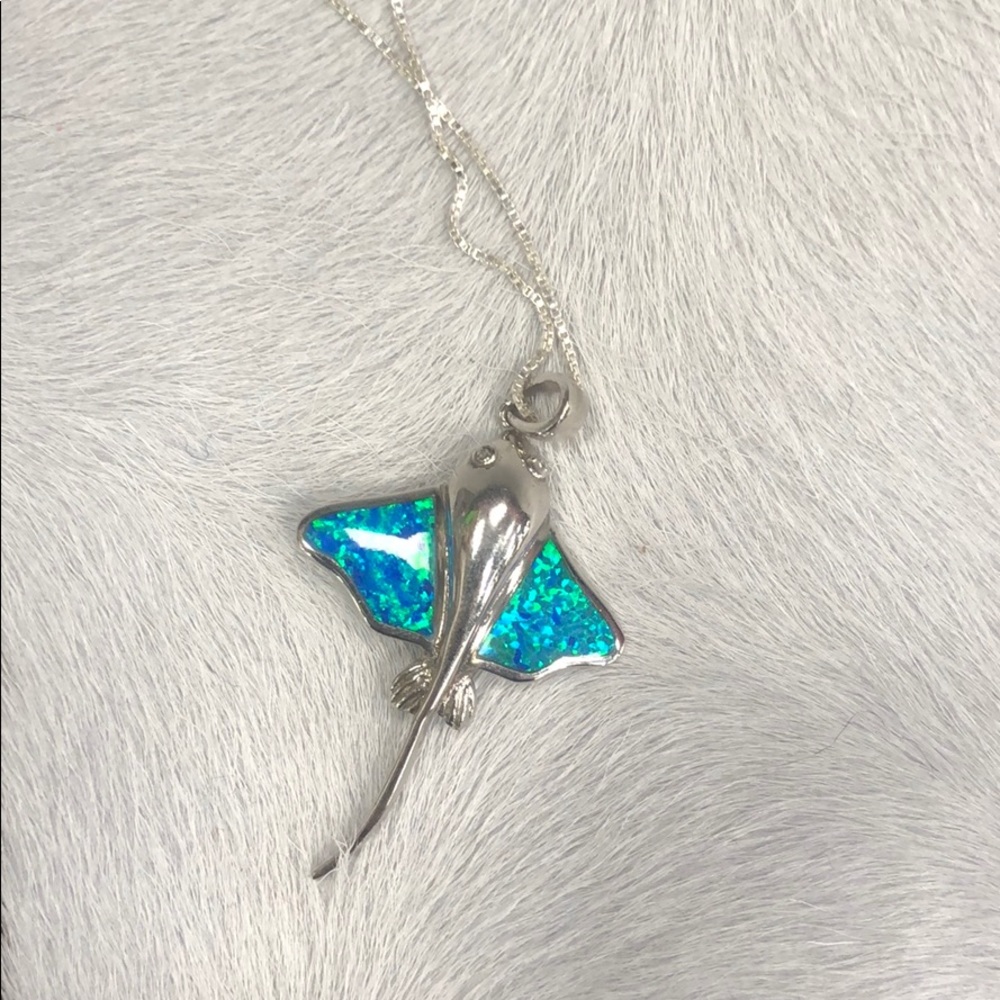 Opal Stingray Necklace